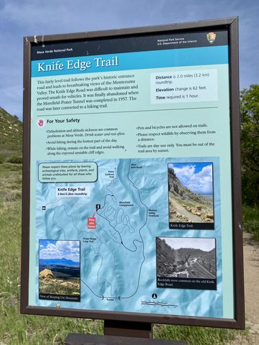Knife Edge Trail info