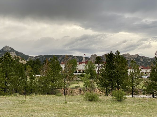 View of the historic Stanley Hotel