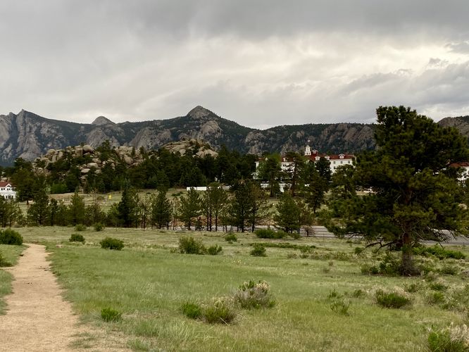 View of the historic Stanley Hotel