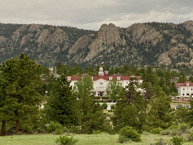 View of the historic Stanley Hotel