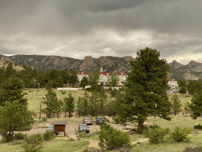View of the historic Stanley Hotel