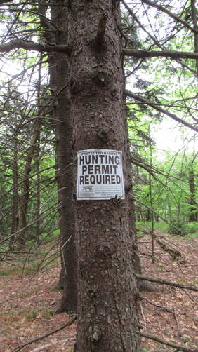 Hunting by permit so use caution
