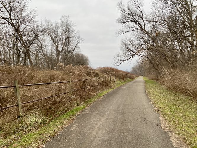 Flat paved Lackawanna Rail Trail