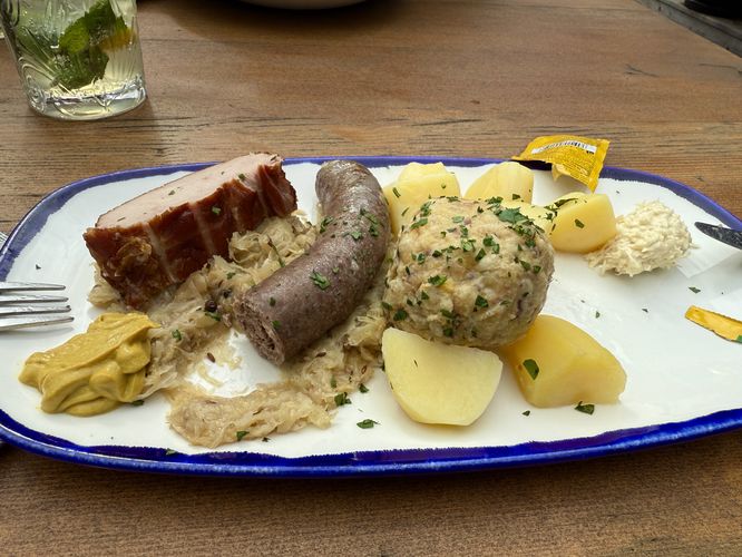 Amazing lunch at Chaletdel lago