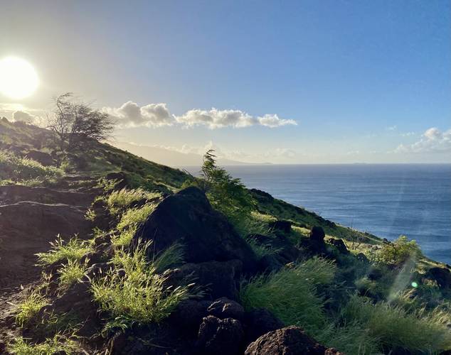 View from the Lahaina Pali Trail