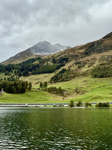 More views of alpine peaks above Lake Davos