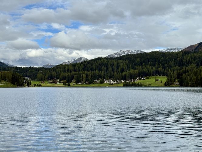 Beautiful view of Lake Davos