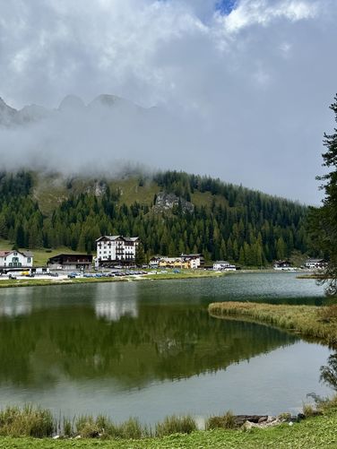 Portrait view toward the western side of the lake
