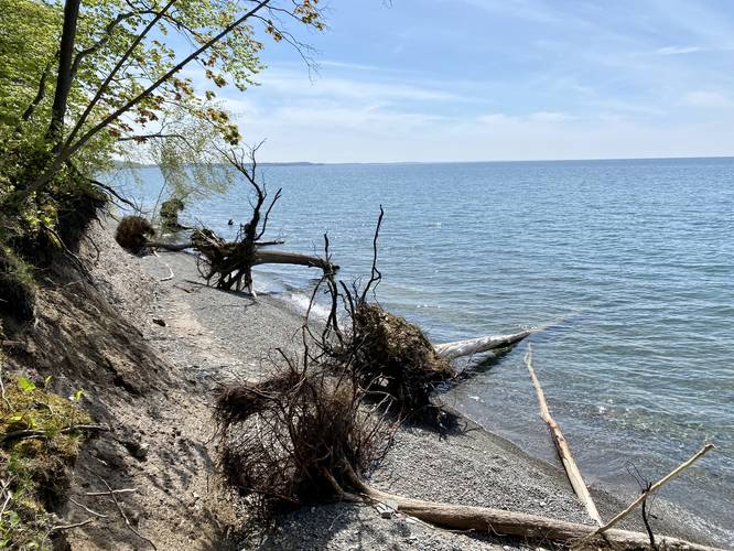 View of Lake Ontario at Lake Trail