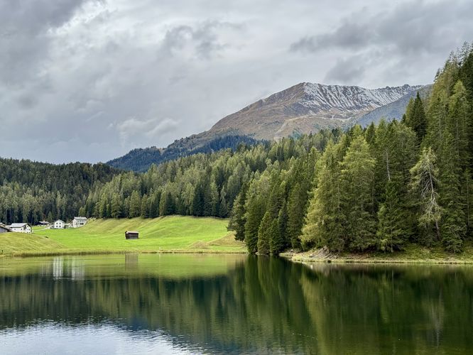View of Schwarzsee from the northeast corner of the lake