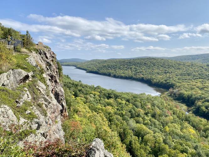 View of the Lake of the Clouds