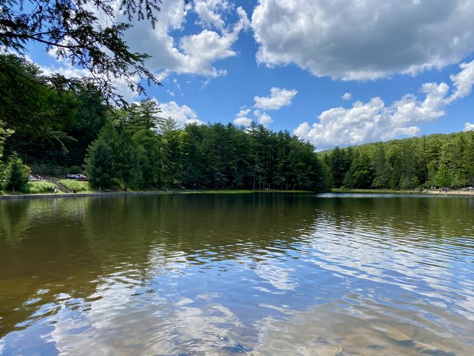 View of Halfway Lake from the eastern shore