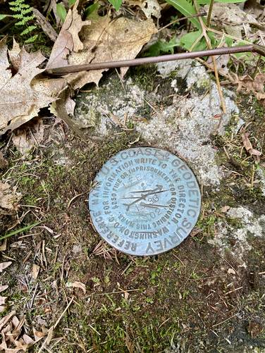 Lee Fire Tower U.S. Coast & Geodetic Survey marker (1933)