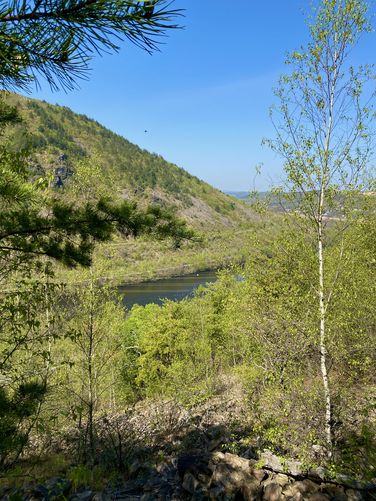 View of the Lehigh Gap from the Winter Trail