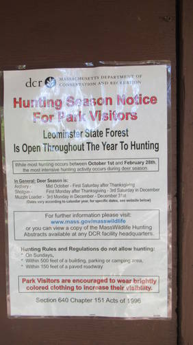 Hunting allowed. Be safe heed warnings.