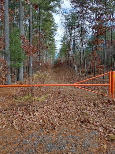 Gate at trail entrance.