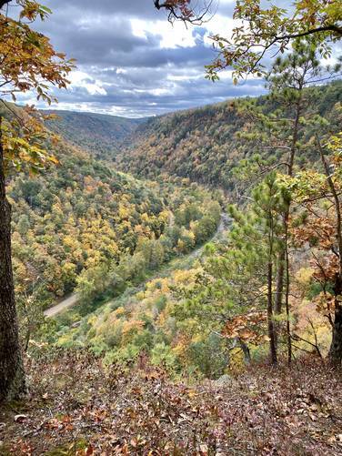Little Jax Rock Overlook - view of Pine Creek Gorge (PA Grand Canyon)