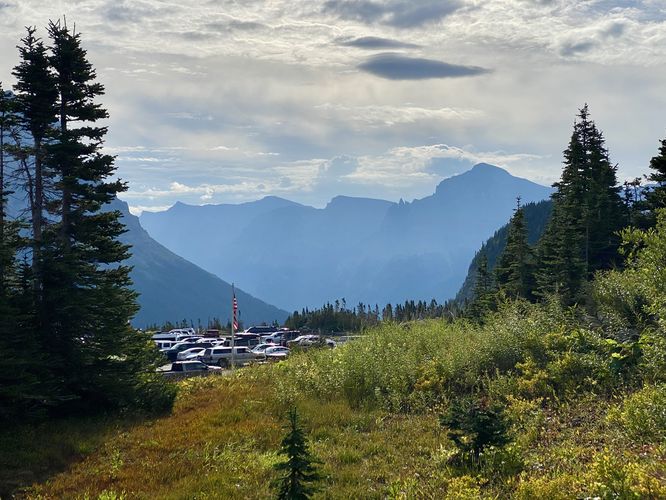 Eastward view from Logan Pass