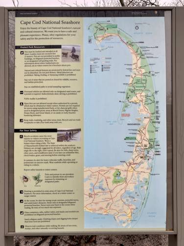 Cape Cod National Seashore map