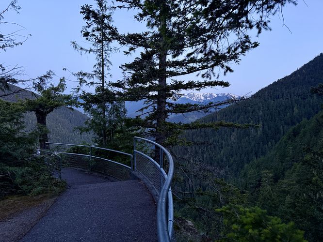 Universal access path ends with nice views