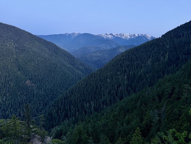 Views into the Morse Creek / Maiden Creek valley from Lookout Rock