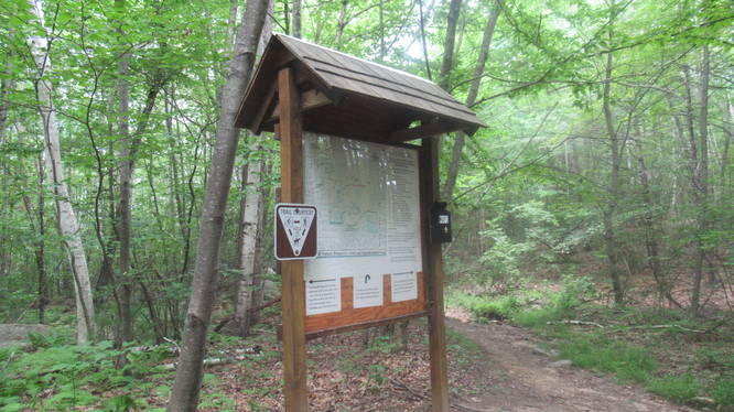Information Kiosk along trail