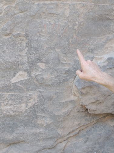 Hard to make out if this is perhaps a petroglyph