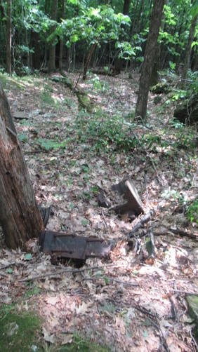 Lost Mine Site debris