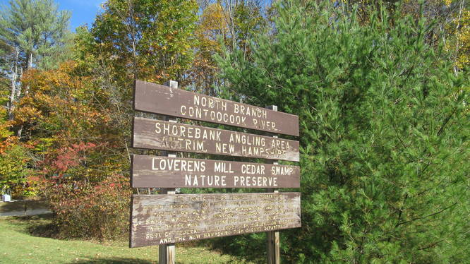 Loverens Mill Preserve Sign
