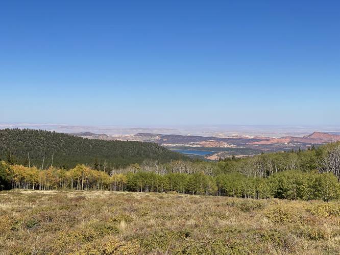Lower Bowns Reservoir Overlook in Dixie National Forest