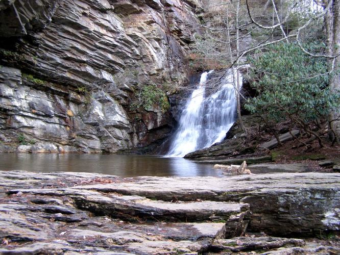 Default image for Lower Cascade Falls Hike, a 0.8-mile trail in Walnut Cove, NC (US)