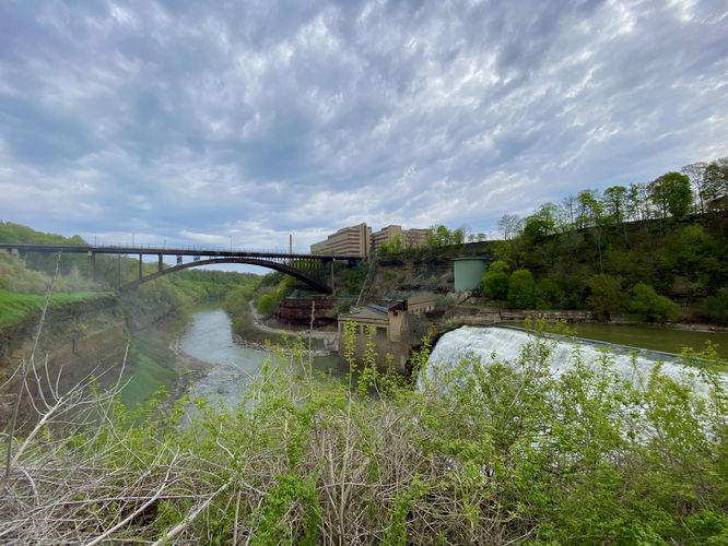 Top of Lower Falls (Genesee River)