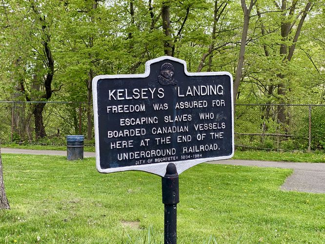 Kelsey's Landing historical info - end of the underground railroad