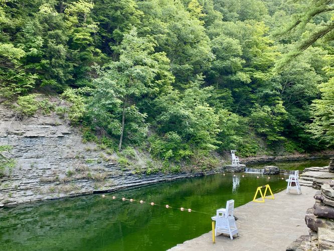 Stony Brook State Park swimming area