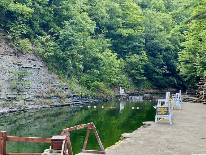 Stony Brook State Park swimming area
