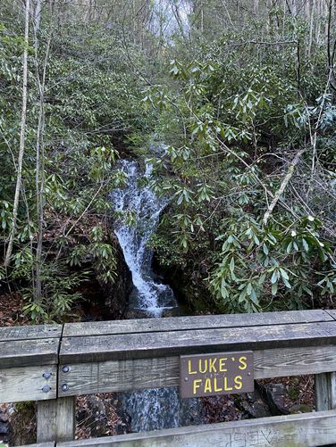 Luke's Falls in Lehigh Gorge, approx. 30-feet tall