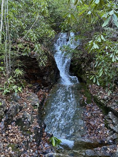 Luke's Falls in Lehigh Gorge, approx. 30-feet tall