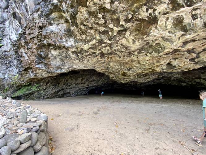 Entering the Maniniholo Dry Cave on Kauai