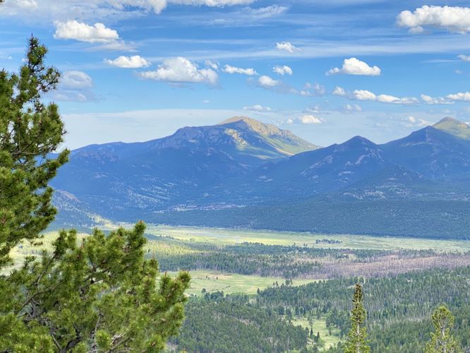View of mountains within Rocky Mountain National Park