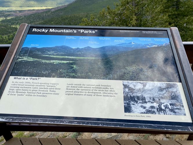 Rocky Mountain’s Many “parks” info