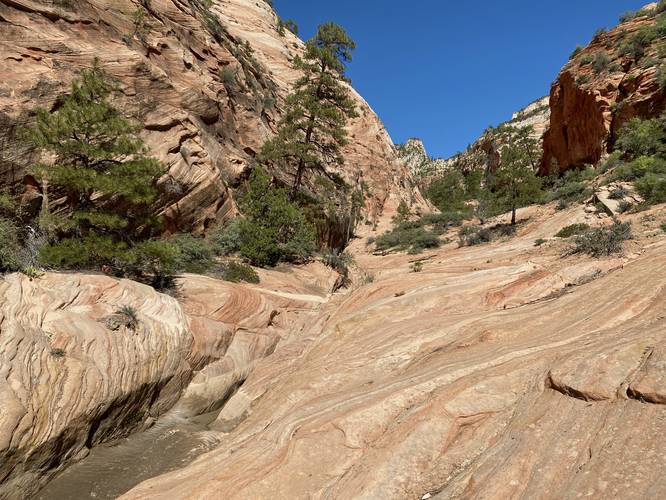 Lower section of the Many Pools formation