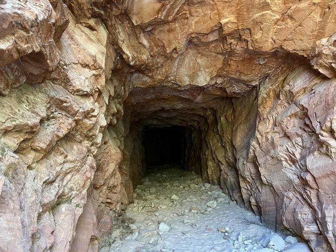 Hike follows a tunnel under Zion-Mount Carmel Highway