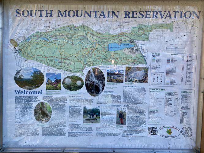 South Mountain Reservation trail map