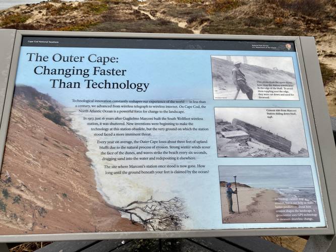 Cape Cod dune and bluff erosion info