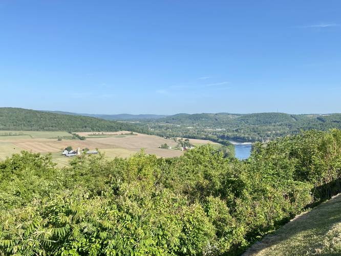 View of the Susquehanna River from the Marie Antoinette Overlook