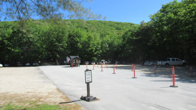 Parking area and Ranger Station