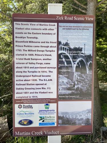 Martins Creek Viaduct history