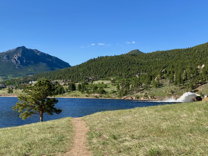 Fisherman’s pathway leads down to Mary's Lake