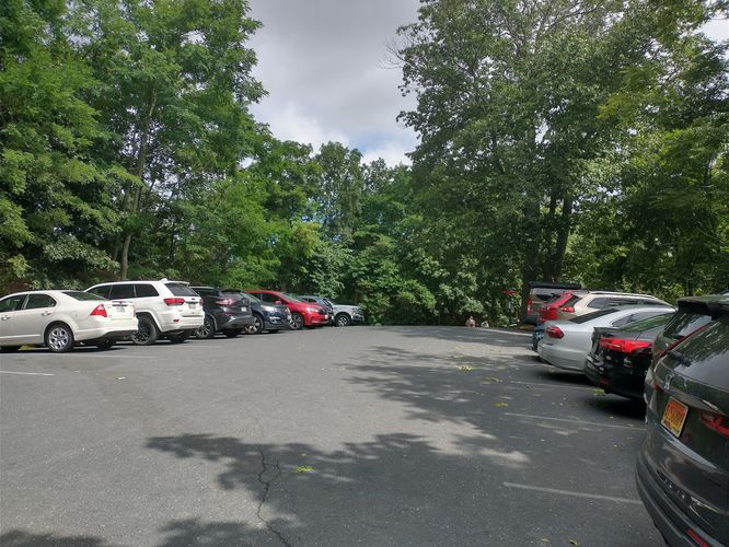 Lots of parking available at the trailhead on Del Webb Drive.