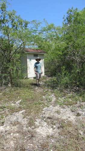 Composting toilet near the Southside Trailhead